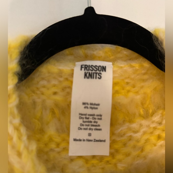 NWOT Frisson Knits Cardigan Sweater Mohair Size Small - Picture 2 of 3